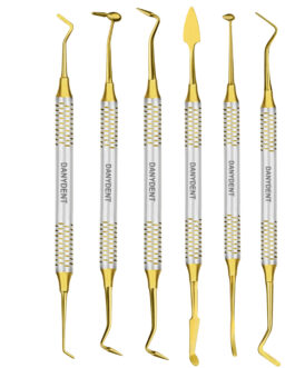 Dental Composite Resin Filling Gold Coated Restorative Kit